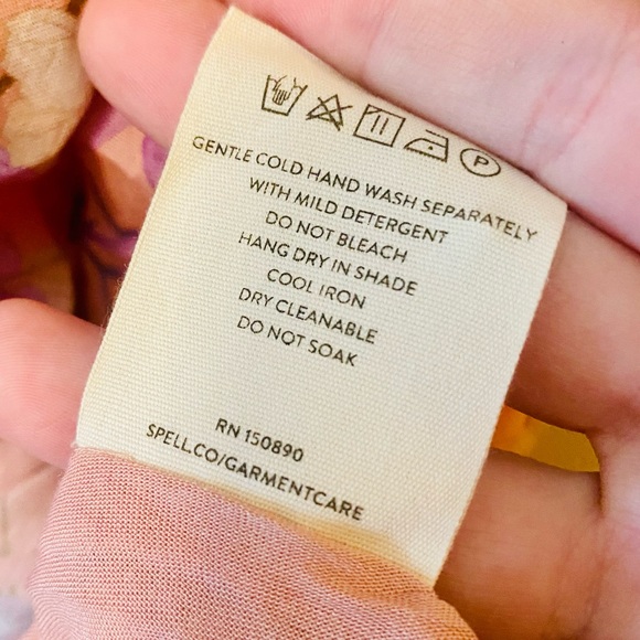 EUC Spell & the Gypsy Collective Musk Butterfly Mini Dress - Picture 15 of 15